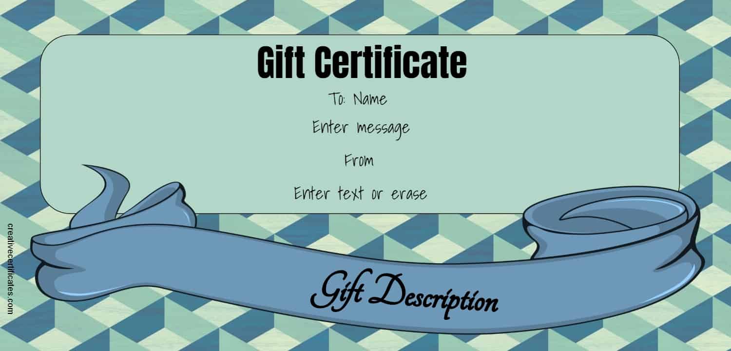 Free Gift Certificate Template 50+ Designs Customize Online and Print