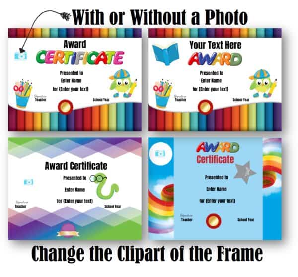 certificate of completion templates for kids