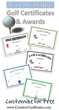 Golf Gift Certificate - Online Lessons and Training Products