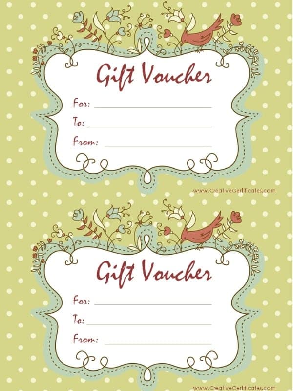 Professional Financial Advisor Gift Certificate Template