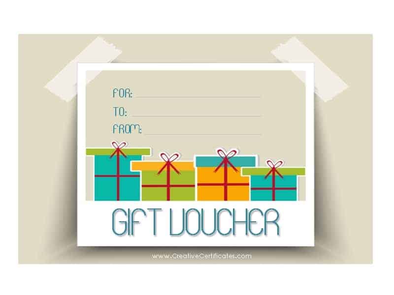Free Gift Certificate Templates and Vouchers, Easy to Customize and Print
