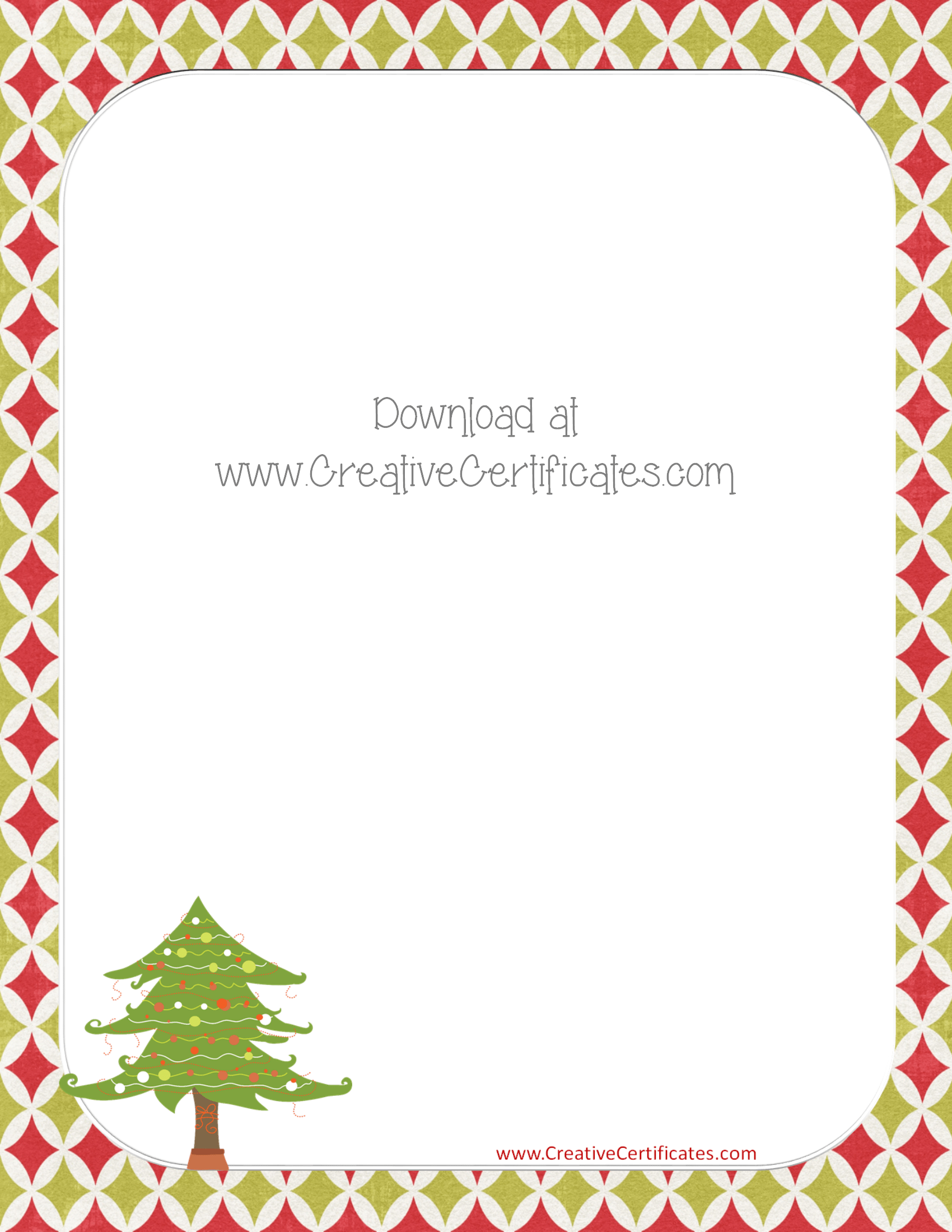 Free Christmas Border Templates Customize Online then Download