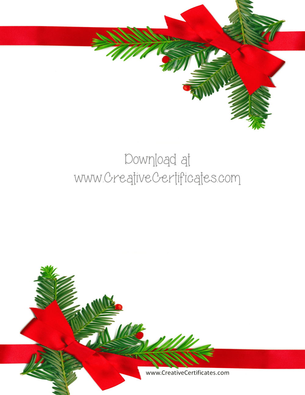downloadable free christmas border templates for word