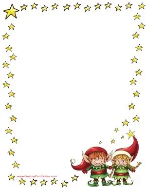 Free Christmas Border Templates - Customize Online then Download