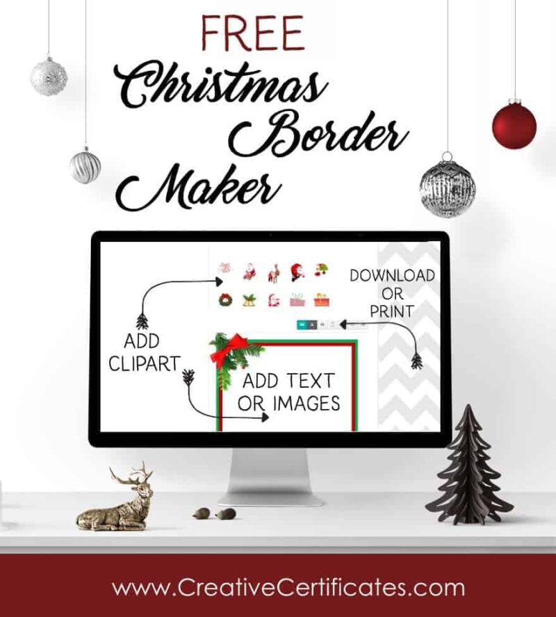 holiday letter border clipart