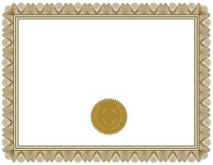 Free Blank Certificate - Print blank or customize online free