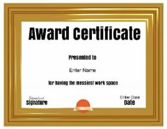 Free Customizable & Printable Funny Awards