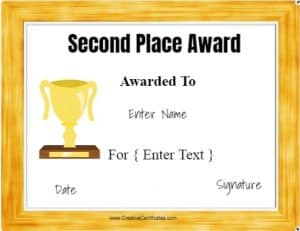 FREE Winner Certificate template | Customize Online & Print at Home