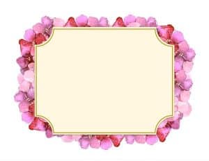 free border templates for word flowers
